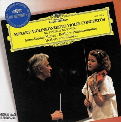 Mozart : Violin Concertos  No. 3 KV 216 & No. 5 KV 219 -  (Anne-Sophie Mutter) (Ϲ߸)