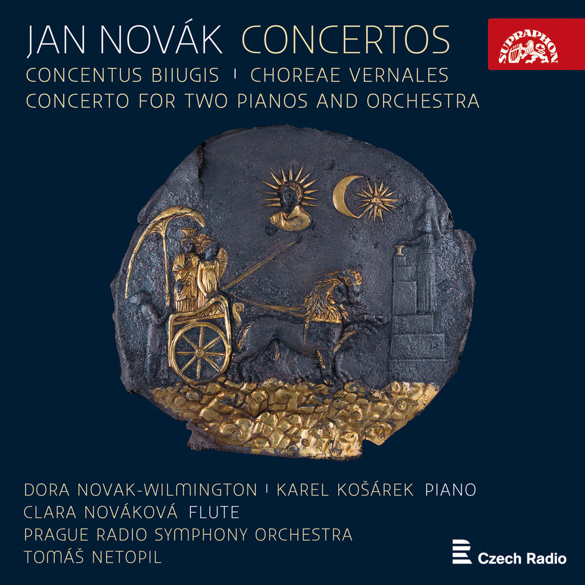 Tomas Netopil 노바크: 포핸즈 피아노 협주곡, 플루트, 하프, 첼레스타를 위한 협주곡, 두 대의 피아노를 위한 협주곡 (Jan Novak: Concertos)