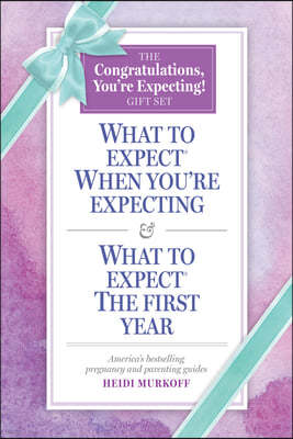What to Expect: The Congratulations, You're Expecting! Gift Set New: (Includes What to Expect When You're Expecting and What to Expect the First Year)