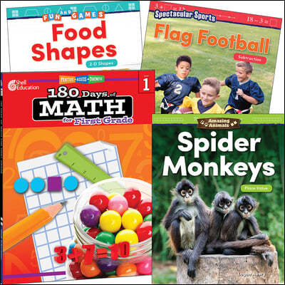 Learn-At-Home: Explore Math Bundle Grade 1: 4-Book Set