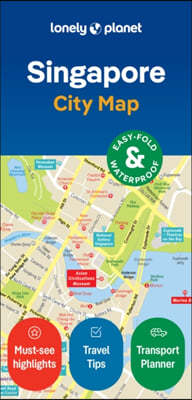 The Lonely Planet Singapore City Map
