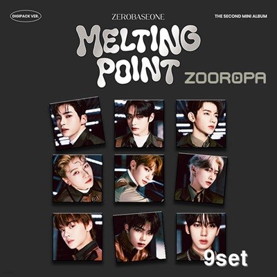 [미개봉/9종세트] 제로베이스원 ZEROBASEONE MELTING POINT 미니앨범 2집 Digipack