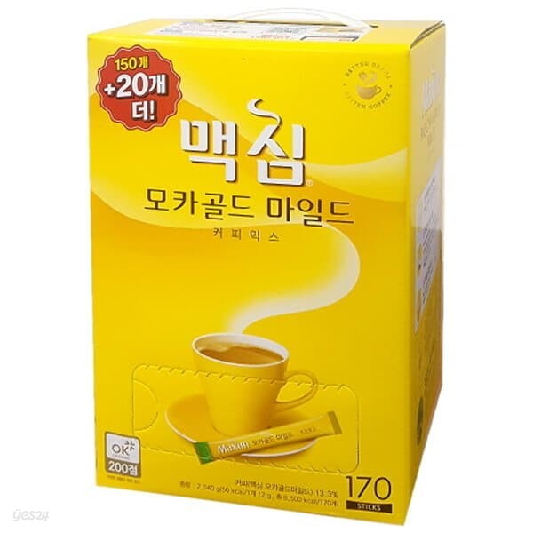 맥심 모카골드 마일드 커피믹스 170T