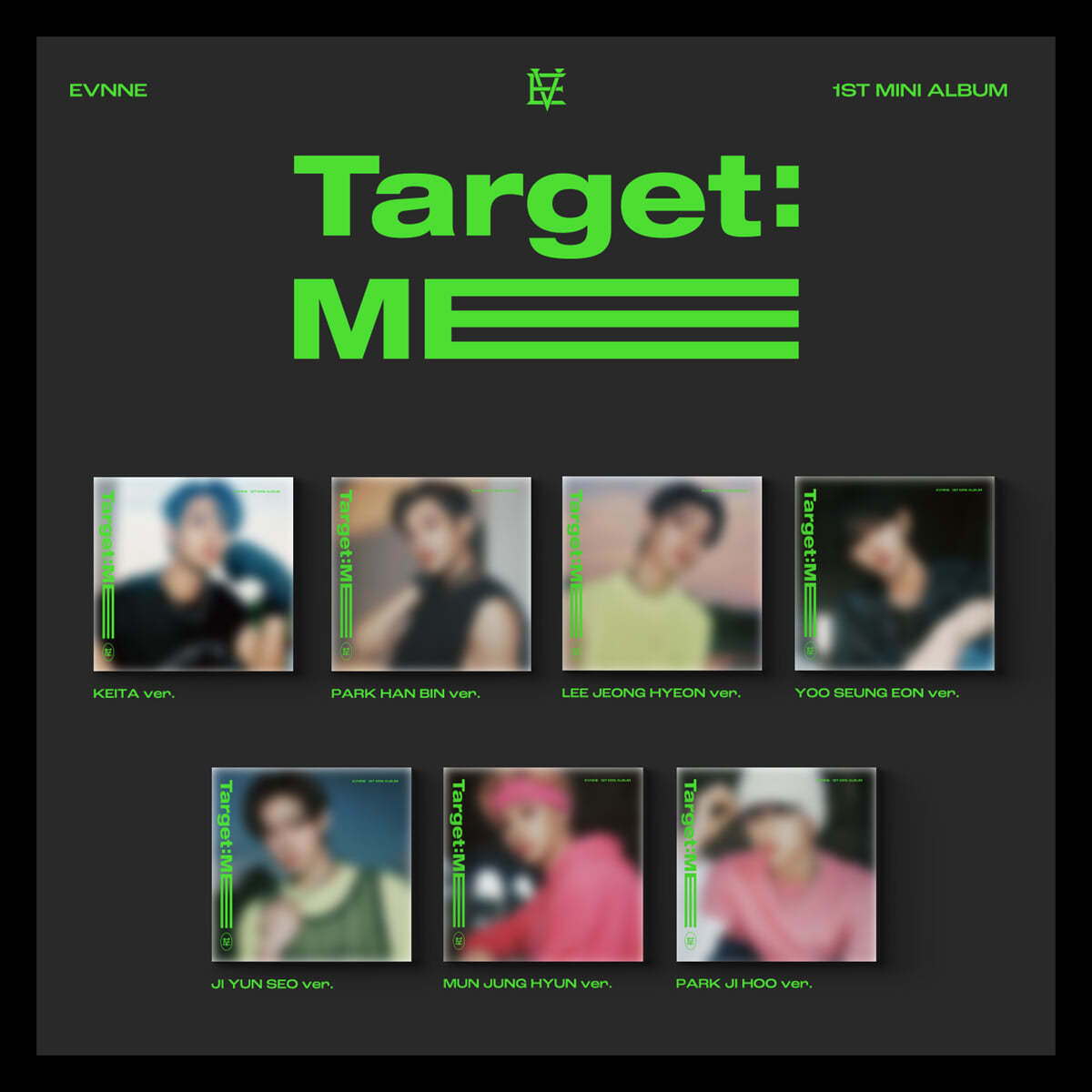 EVNNE (이븐) - 미니앨범 1집 : Target: ME [Digipack ver.][7종 중 1종 랜덤발송]