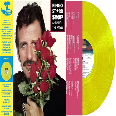 Ringo Starr - Stop & Smell The Roses: Yellow Submarine Edition (Ltd)(Color Vinyl)(LP)