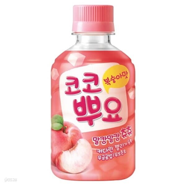 팔도 코코뿌요 복숭아맛 280ml/24페트