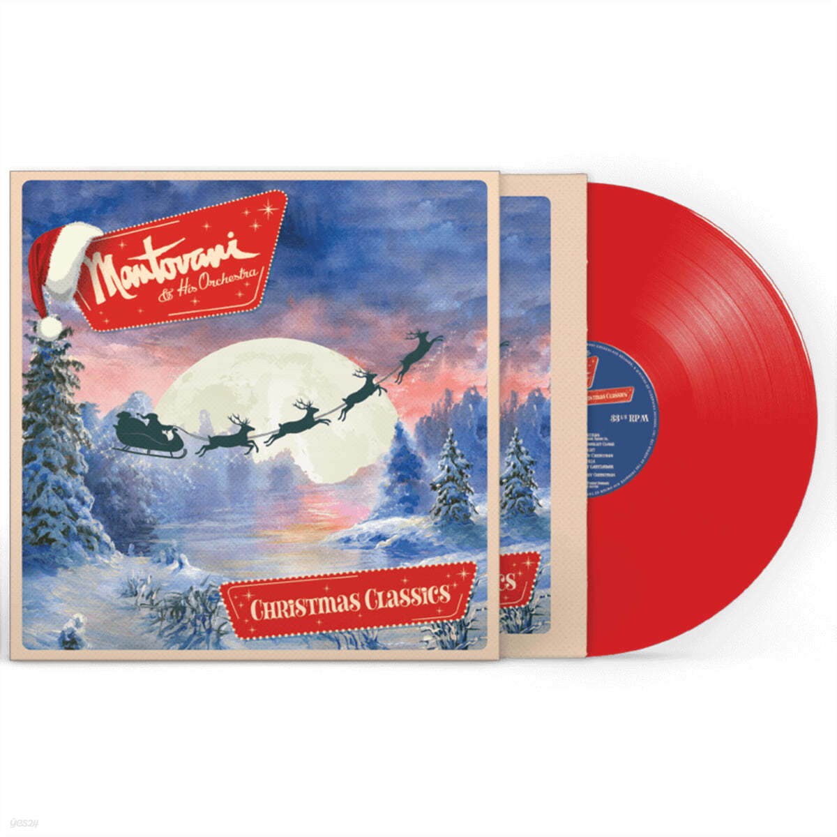 Mantovani &amp; His Orchestra - Christmas Classics [레드 컬러 LP]