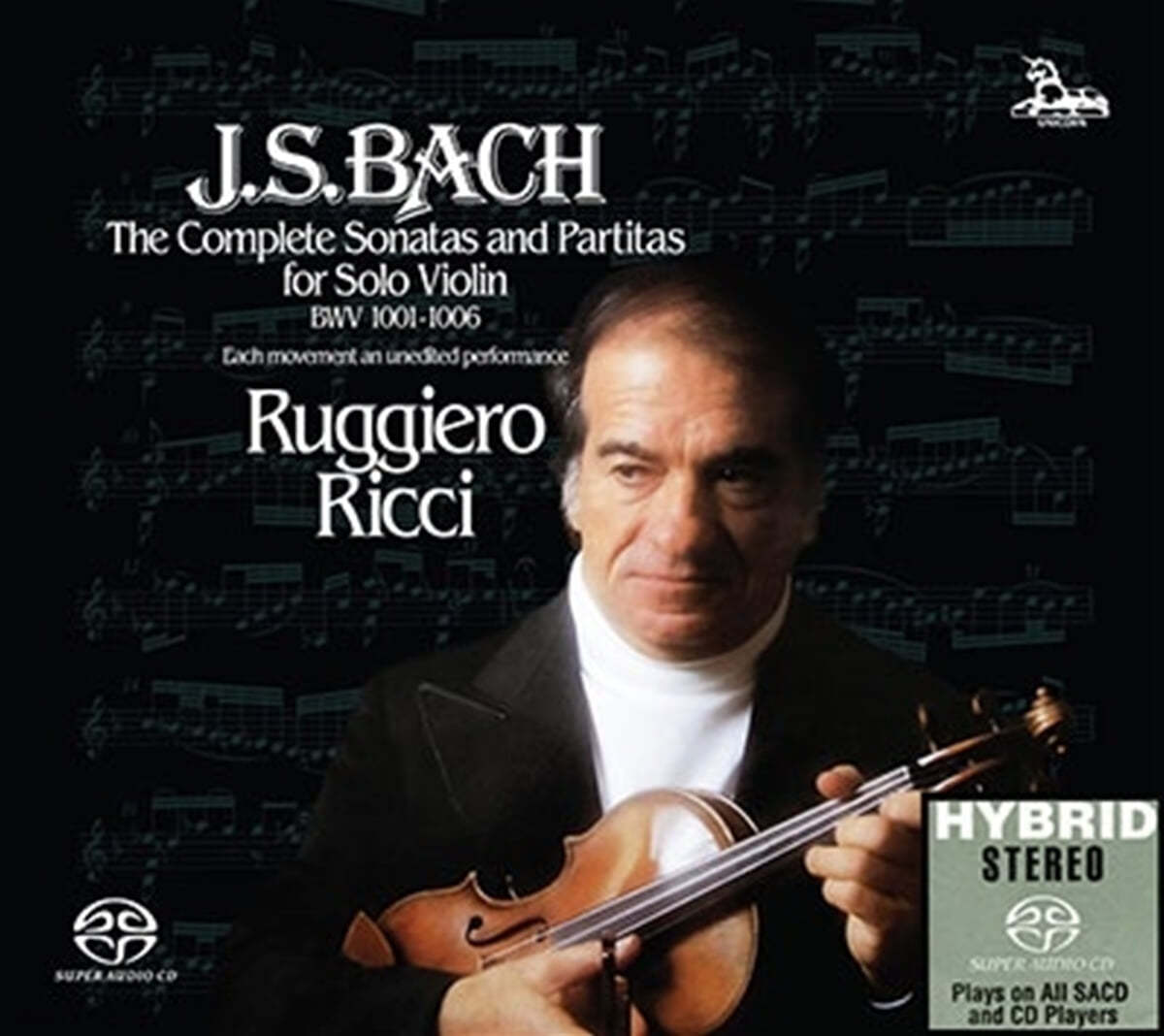 Ruggiero Ricci 바흐: 무반주 바이올린 소나타와 파르티타 전곡 (Bach: The Complete Sonatas And Partitas For Solo Violin)