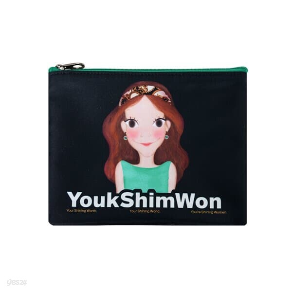 [육심원] 스퀘어플랫파우치 중 루나