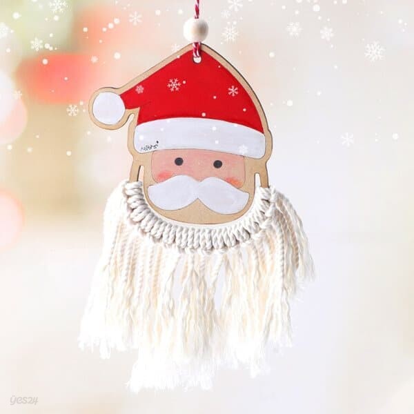 아트랄라 마크라메만들기 산타수염(1개) 겨울diy키트 크리스마스 취미생활