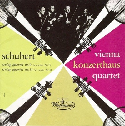 Schubert : String Quartet No.9 In G ,D.173 - 빈콘체르트하우스 사중주단 (Vienna Konzerthaus Quartet)(일본발매)(20bit)