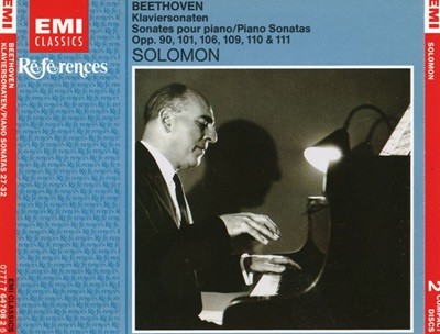 솔로몬 커트너 - Solomon Cutner - Beethoven Klaviersonaten Sonates Piano 27,32  2Cds [홀랜드발매]