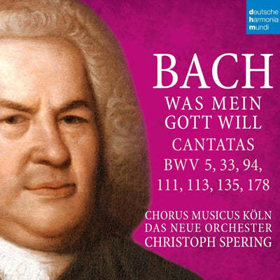 Christoph Spering : ĭŸŸ 5, 33, 94, 111, 113, 135, 178 (Bach: Cantatas BWV 5,33,94,111,113,135,178)