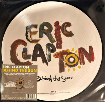 Eric Clapton (에릭 클랩튼) - Behind The Sun [픽쳐디스크 LP]