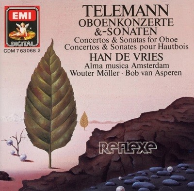 Telemann : 오보에 협주곡 & Sonaten - 브리스 (Han De Vries)(독일발매)