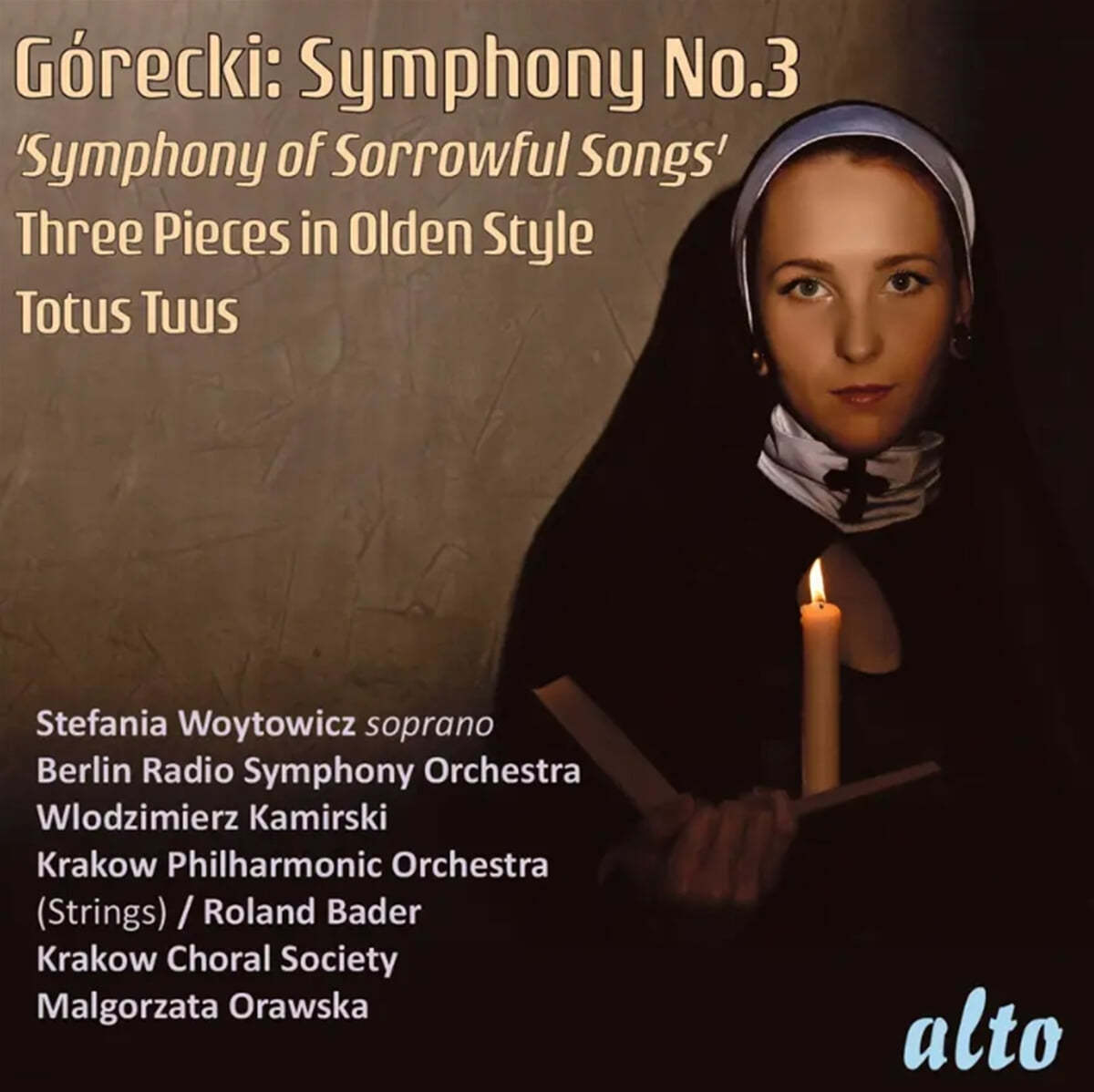 Malgorzata Orawska 고레츠키: 교향곡 3번 외 (Gorecki: Symphony No.3 &#39;Sorrowful Songs&#39; &amp; Pieces in Olden Style &amp; Totus Tuus)