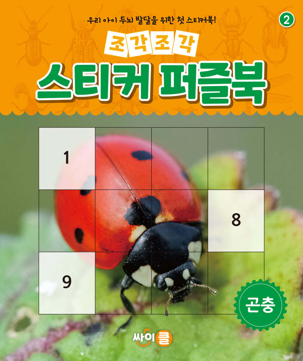 조각조각 스티커 퍼즐북 곤충
