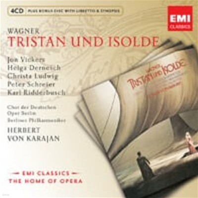 Herbert von Karajan / ٱ׳ : Ʈź  (Wagner : Tristan und Isolde) (4CD+CD-ROM//0288582)