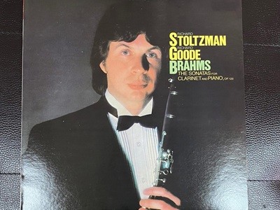 [LP] 리차드 스톨츠만 - Richard Stoltzman - Brahms The Sonatas For Clarinet And Piano LP [서울음반 SPDR-055]