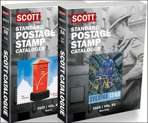 2025 Scott Stamp Postage Catalogue Volume 6: Cover Countries San-Z (2 Copy Set): Scott Stamp Postage Catalogue Volume 6: Countries San-Z