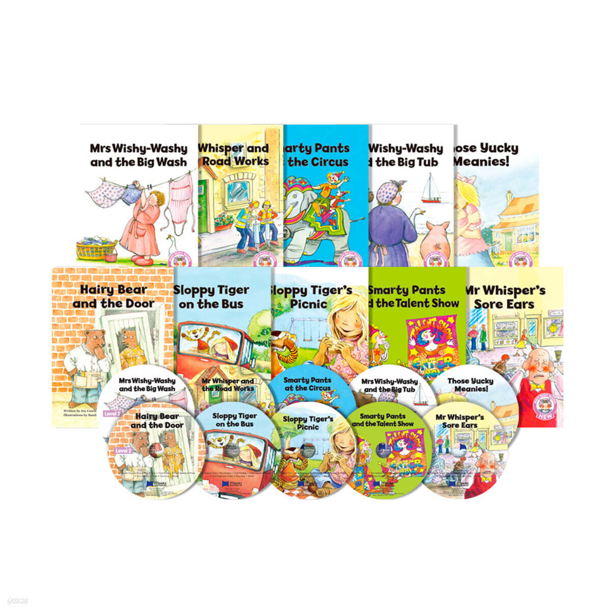 [노부영]뉴위시워시 10종 New Wishy-Washy 11~20 (Book & CD)