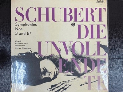 [LP] 바츨라프 노이만 - Vaclav Neumann - Schubert Symphonies Nos.3 And 8 Die Unvollendete LP [미개봉] [PolyGram-라이센스반]