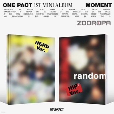 [미개봉/주로파] ONE PACT 원팩트 Moment 1st Mini Album