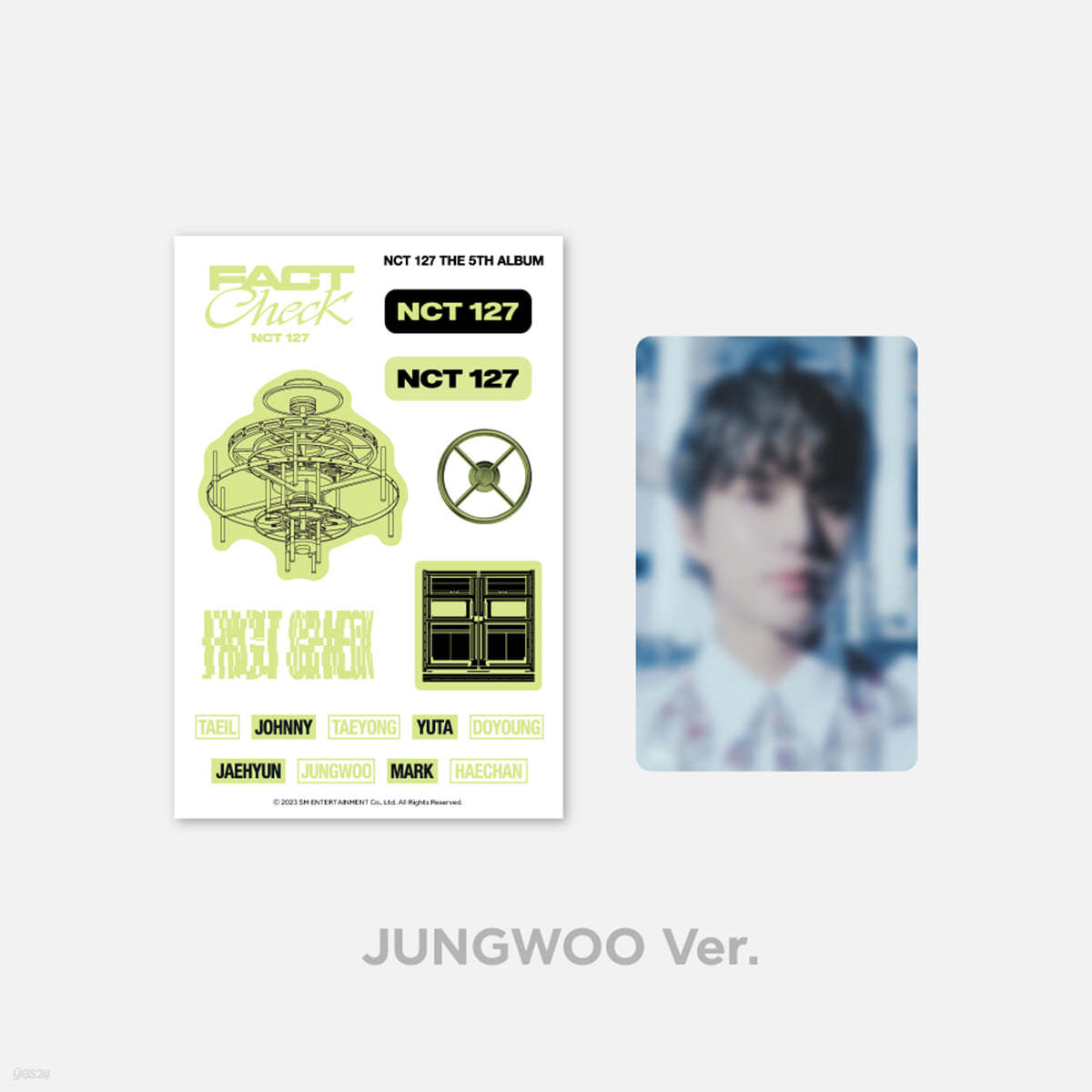 [NCT 127 - Fact Check] LUMINOUS TATTOO STICKER [JUNGWOO ver.]