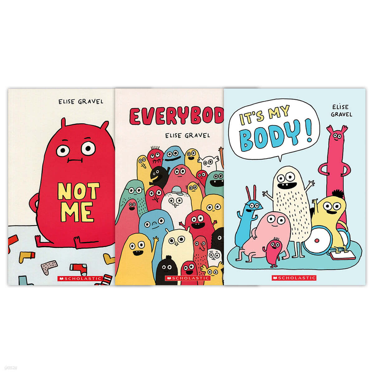 Elise Gravel 그림책 3종 세트 (StoryPlus QR코드)