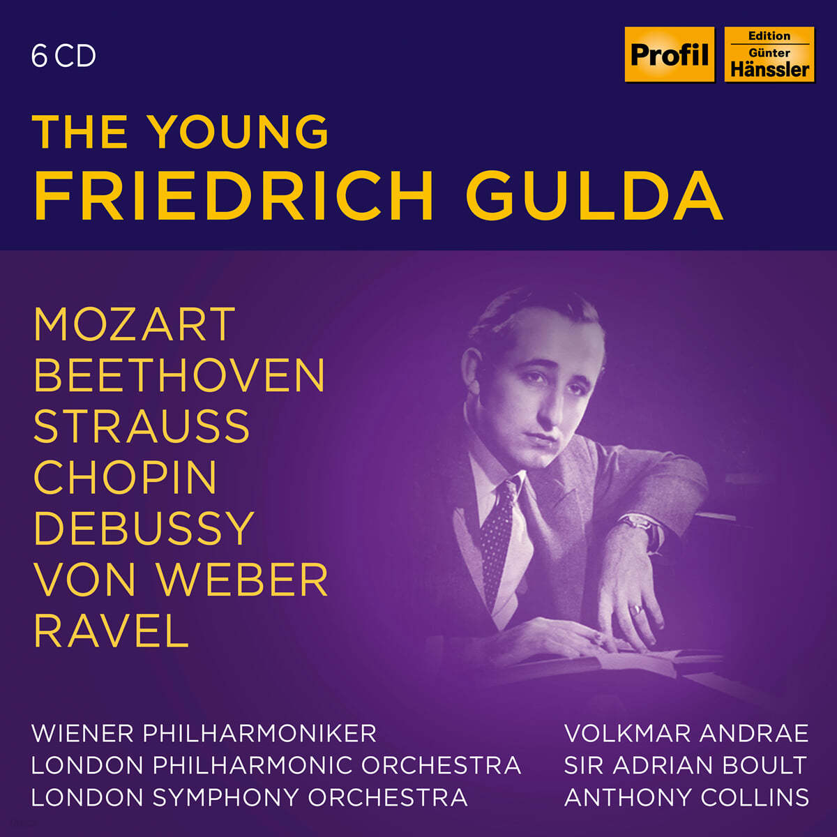 Friedrich Gulda 젊은 날의 프리드리히 굴다 (The Young Friedrich Gulda: Mozart, Beethoven, Strauss, Chopin, Debussy, von Weber &amp; Ravel)