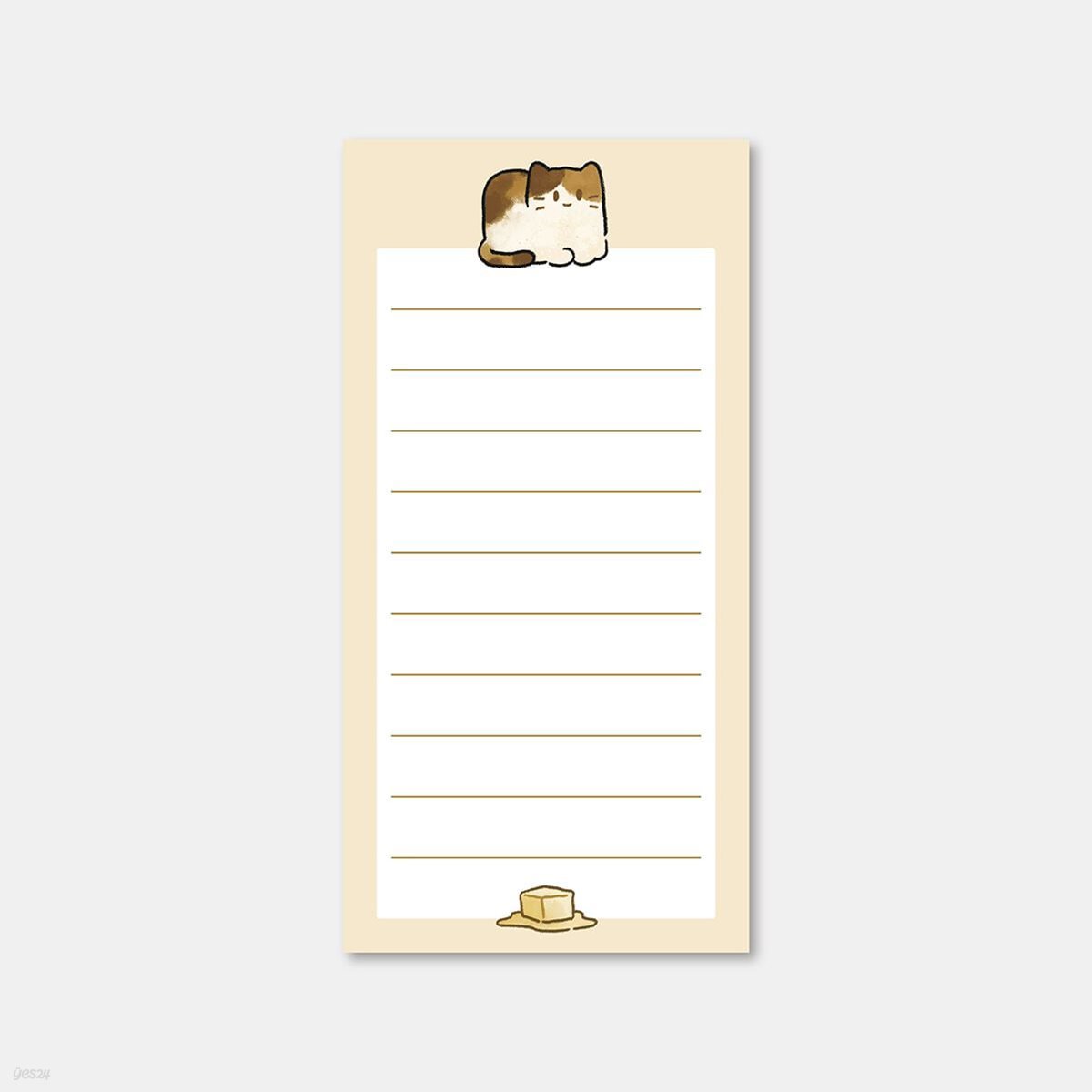 따끈따끈 삼색리리 떡메모지