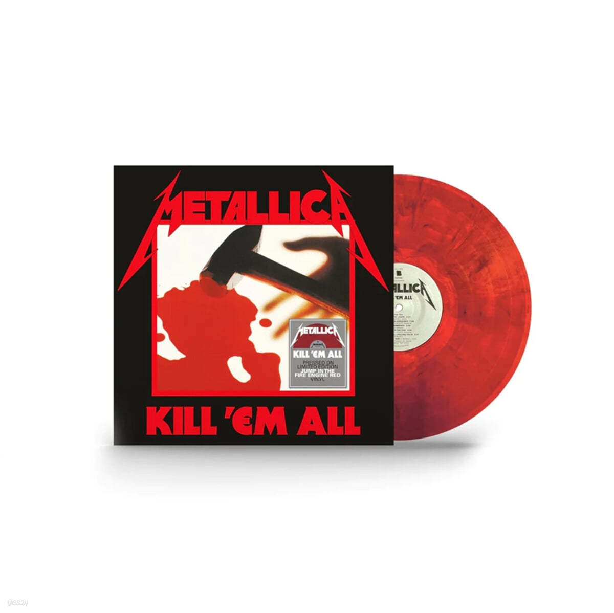 Metallica (메탈리카) - 1집 Kill &#39;em All [레드 &amp; 블랙 마블 컬러 LP]