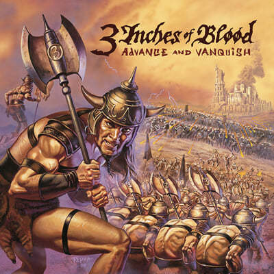 3 Inches of Blood (3ġ  ) - Advance and Vanquish [ ÷ LP]