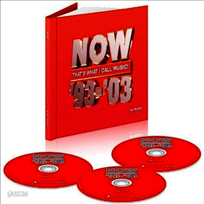 Various Artists - Now That's What I Call 40 Years: Volume 2 - 1993-2003 (Hardcoverbook)(3CD)