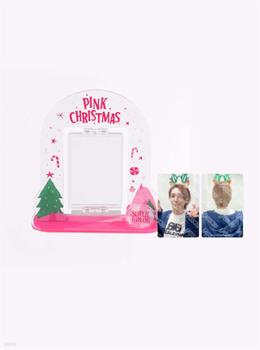 [2023 PINK CHRISTMAS] ACRYLIC TURNING STAND SET [SUPER JUNIOR_LEETEUK ver.]