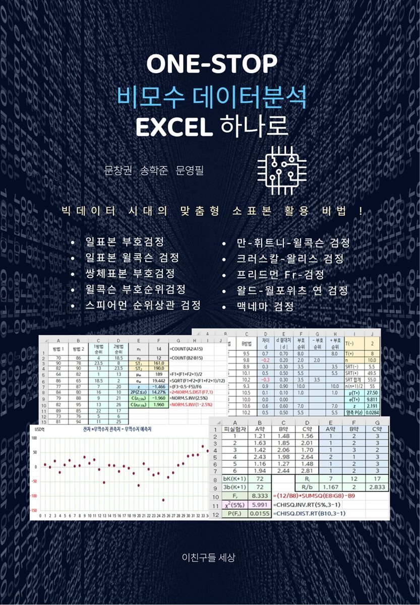 ONE-STOP 비모수 데이터분석 EXCEL 하나로