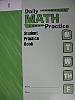 Daily Math Practice: Student Practice Books G 1
