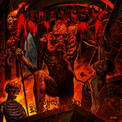 Autopsy — Ashes Organs Blood & Crypts 앨범 커버