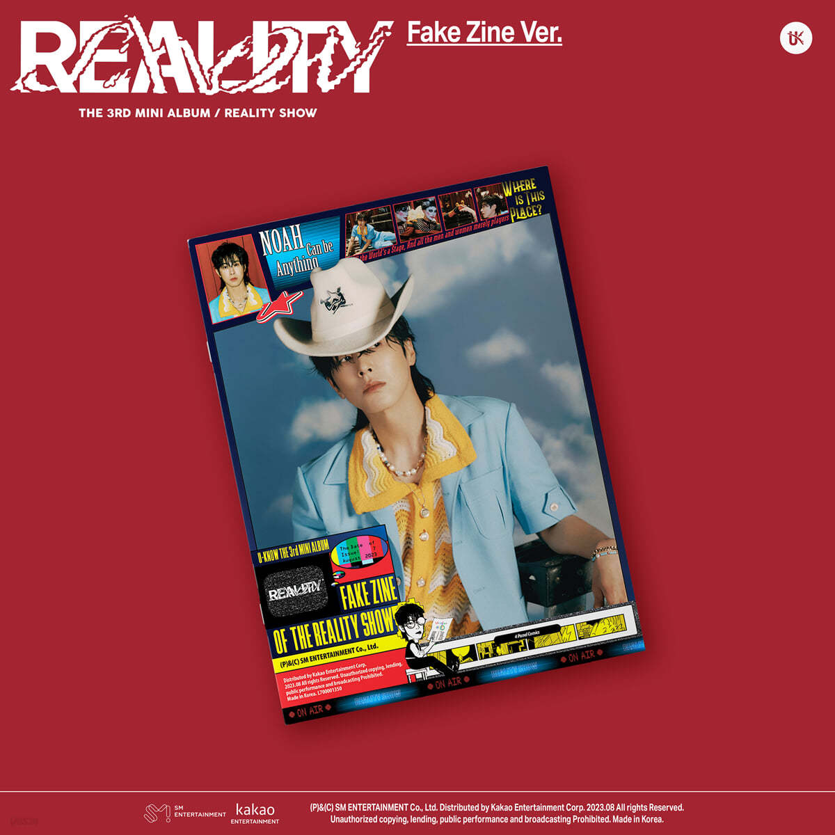 유노윤호 - 미니앨범 3집 : Reality Show [Fake Zine ver.]