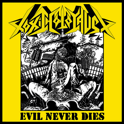 Toxic Holocaust — Evil Never Dies 앨범 커버