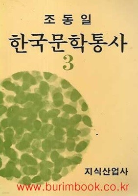 조동일 한국문학통사 3