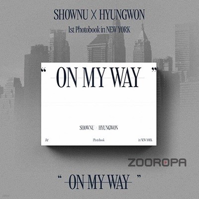 [미개봉/포토북] 셔누 X 형원 ON MY WAY 1st Photobook in NEWYORK SHOWNU X HYUNGWON