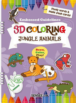 3D Coloring Jungle Animals