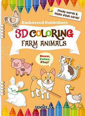 3D Coloring Farm Animals