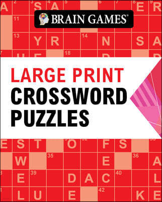 Brain Games - Large Print: Crossword Puzzles (384 Pages)