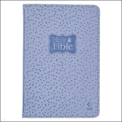 NLT New Testament with Psalms Keepsake Holy Bible for Baby Boys, New Living Translation, Blue