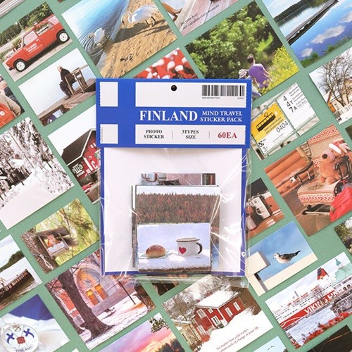 마음여행 핀란드 스티커 팩 (60매)