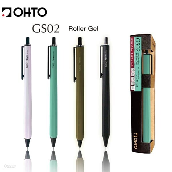 OHTO 오토 롤러겔펜 Roller Gel GS02 0.5mm 레이저각인