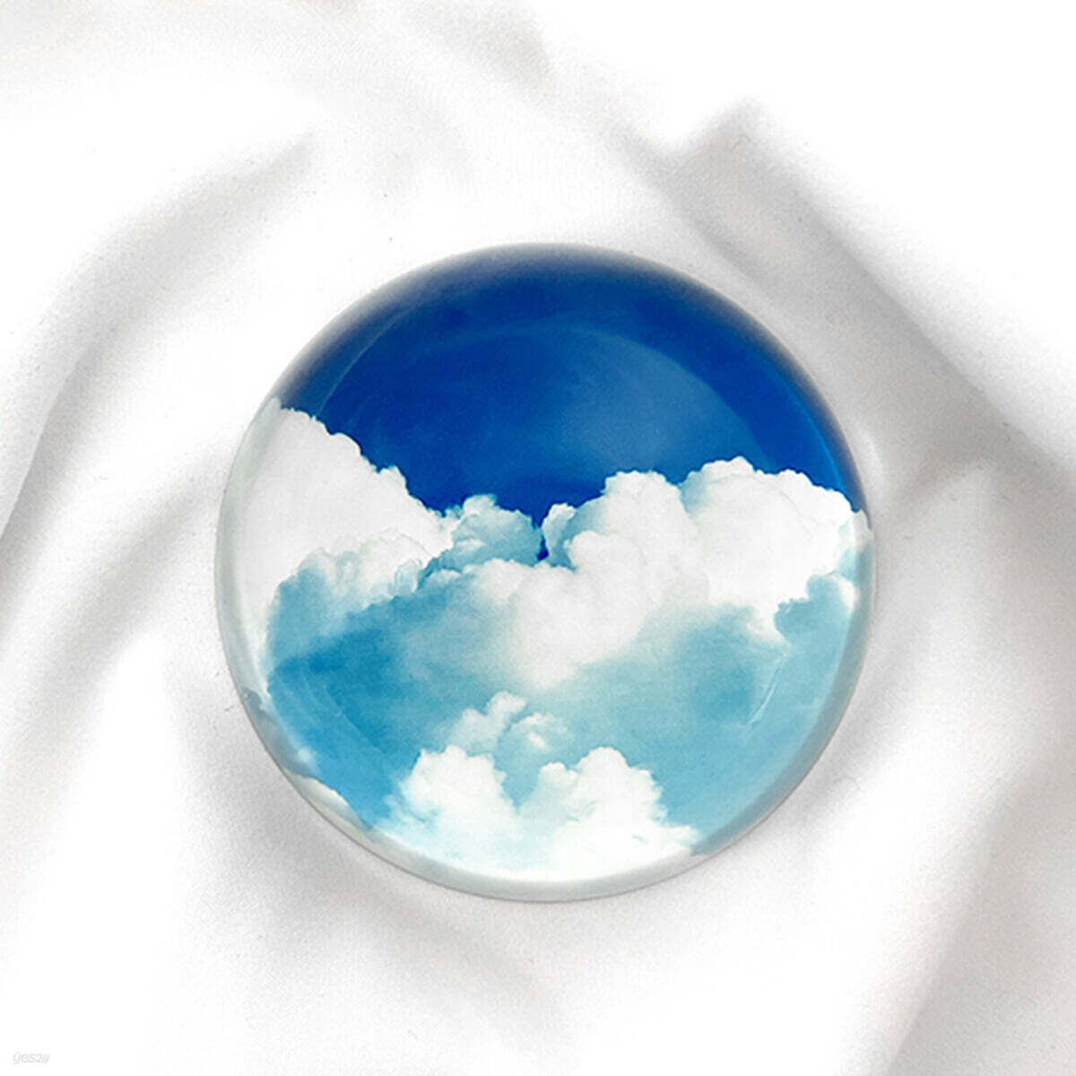 [예스굿즈] 승승장구 기원, 승천하는 구름 크리스탈 문진