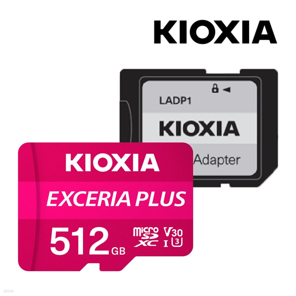 [키오시아 공식총판] 키오시아 엑세리아 PLUS 마이크로SD 512GB miroSD (어댑터 포함)